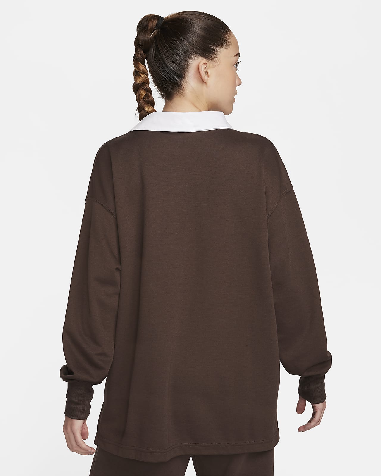 Nike Sportswear Essential Women's Oversized Long-Sleeve Polo. Nike CA