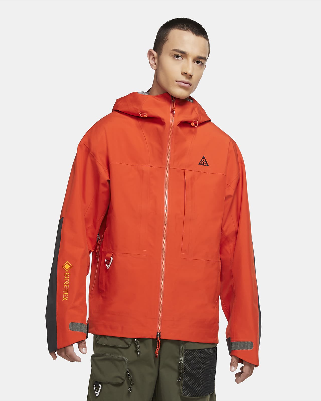 nike acg jacket orange