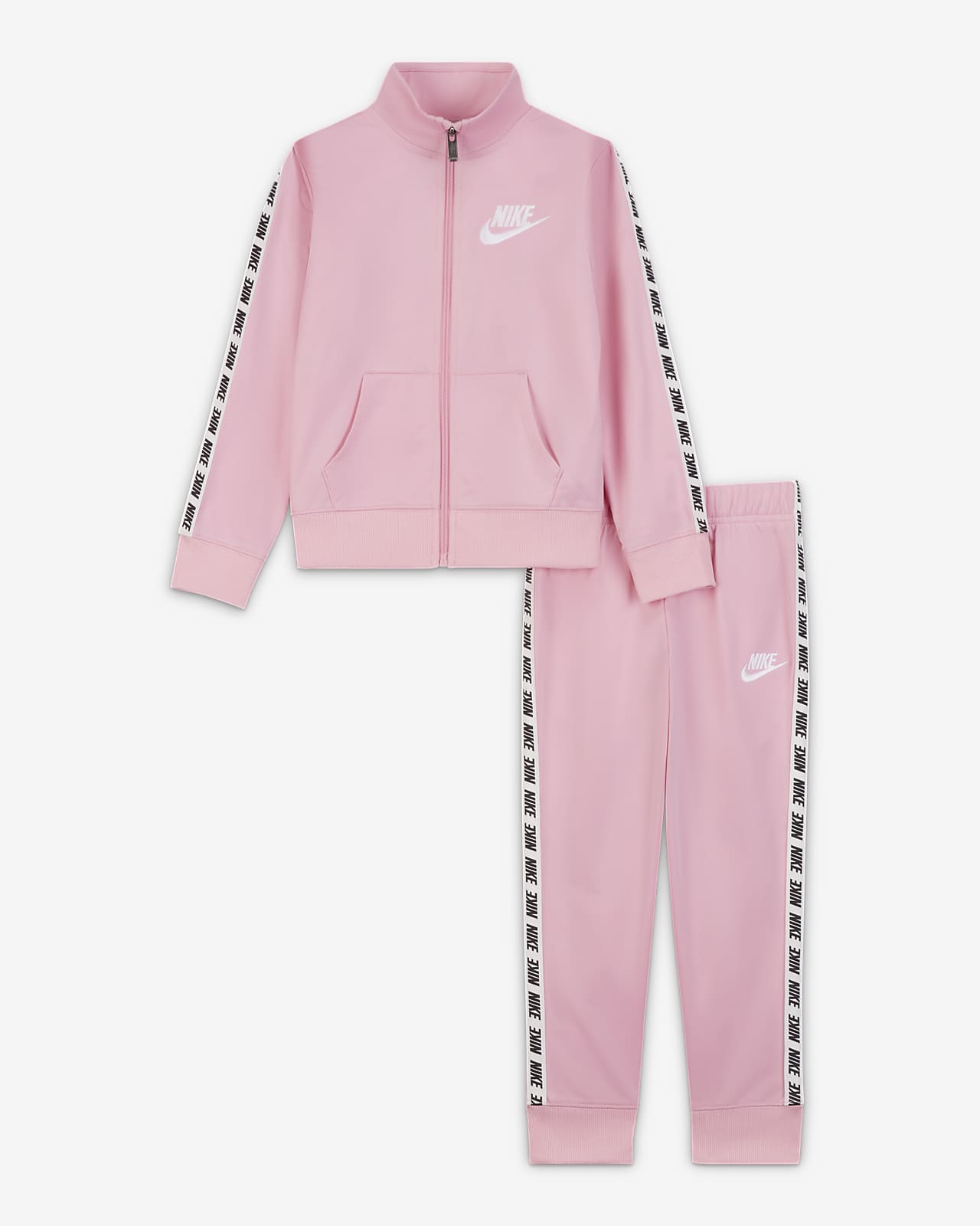 pink nike tracksuit kids