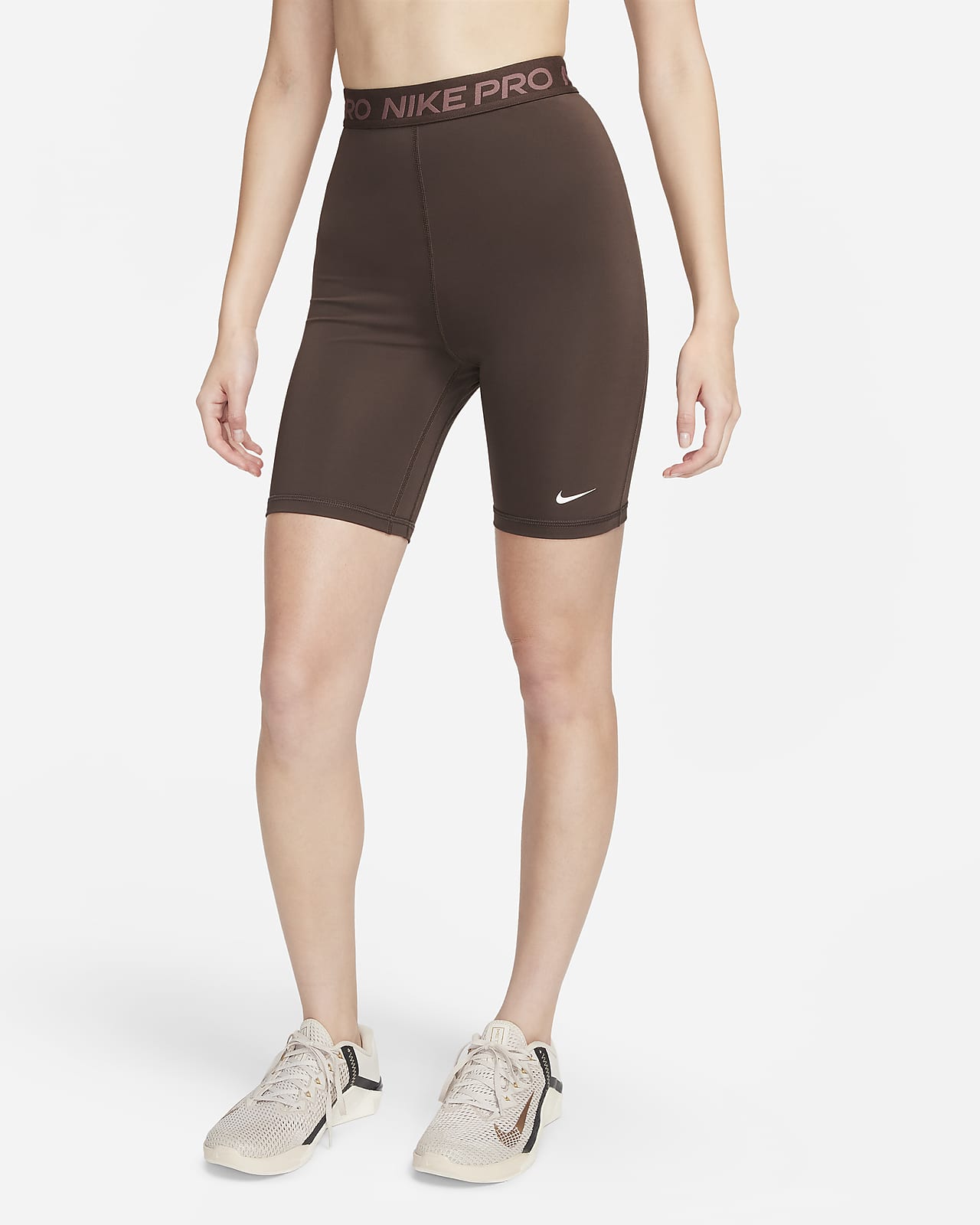 Nike Pro 365 Pantalón corto de 18 cm y talle alto - Mujer
