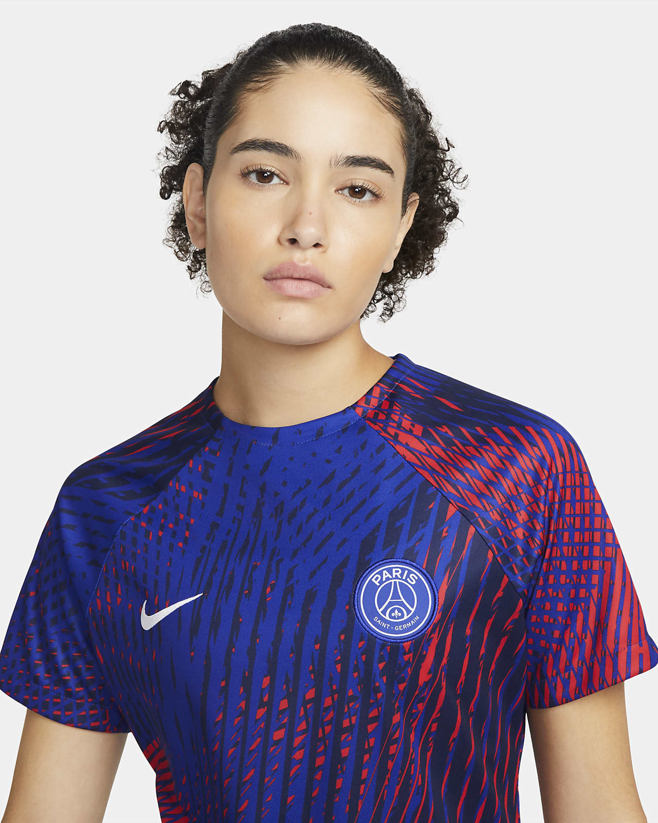 heno Descuidado Aproximación París Saint-Germain Camiseta de fútbol para antes del partido Nike Dri-FIT  - Mujer. Nike ES