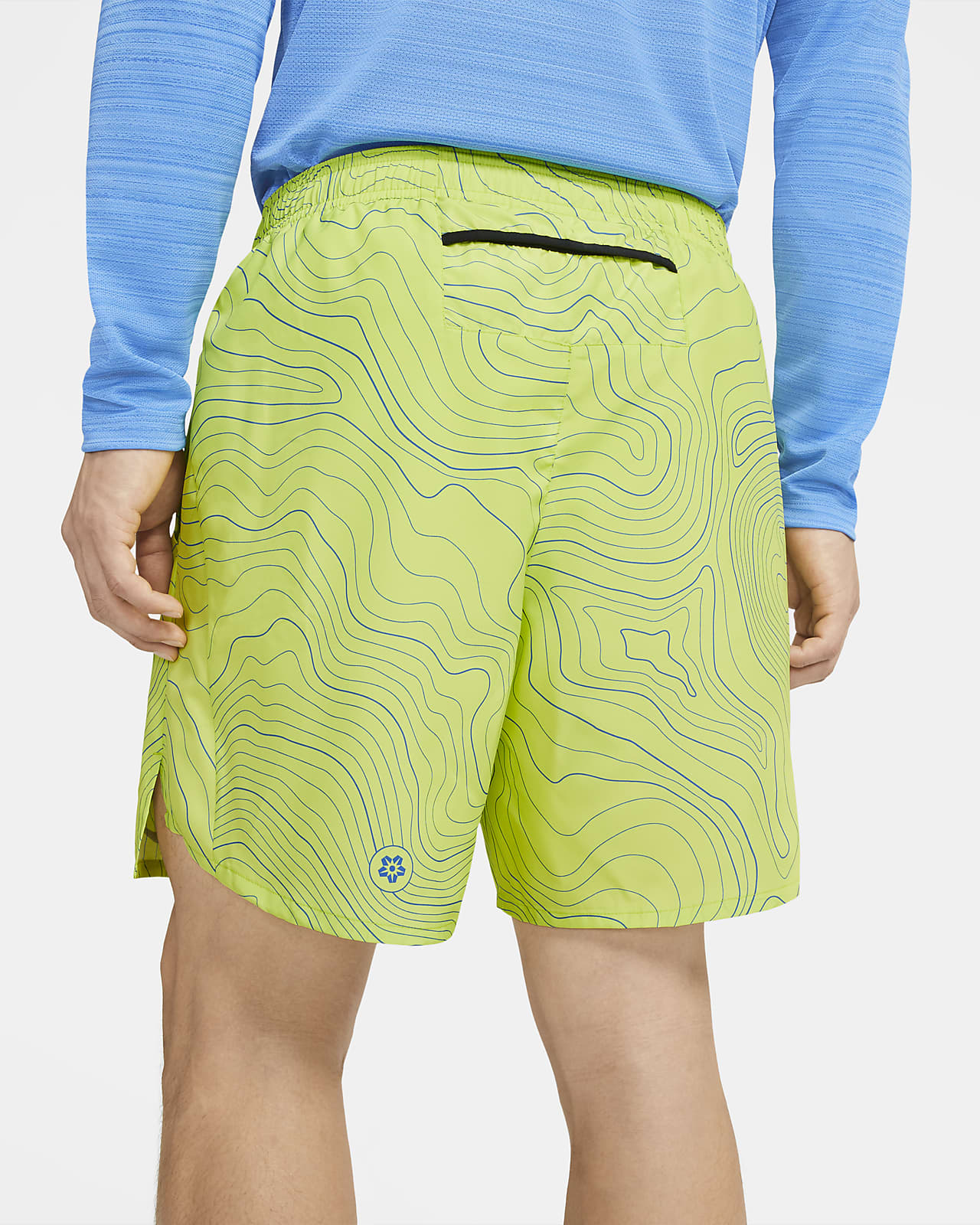 nike challenger men's 5 lined running shorts