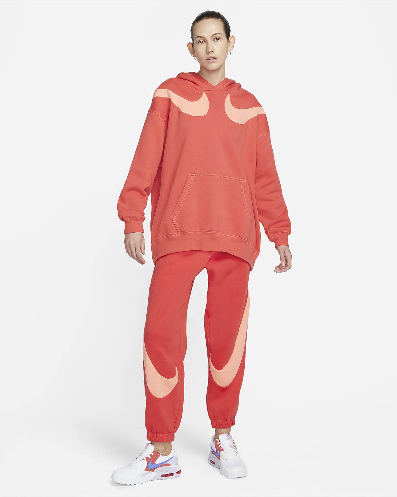 Pantaloni jogger casual in fleece Nike Sportswear Swoosh - Donna. Nike IT