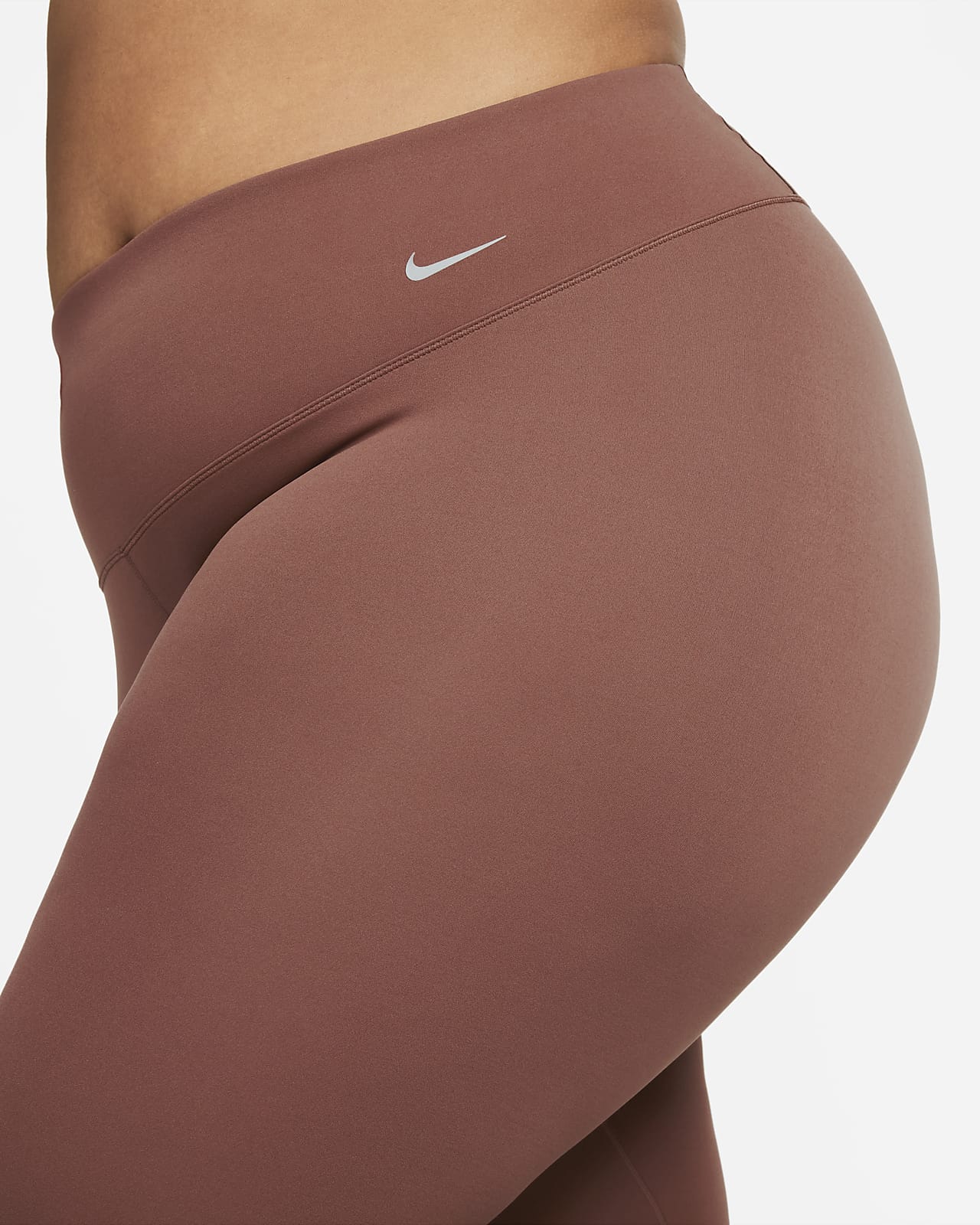 Nike Zenvy Women's Gentle-Support High-Waisted 7/8 Leggings, Adobe/Black,  X-Small : : Clothing, Shoes & Accessories