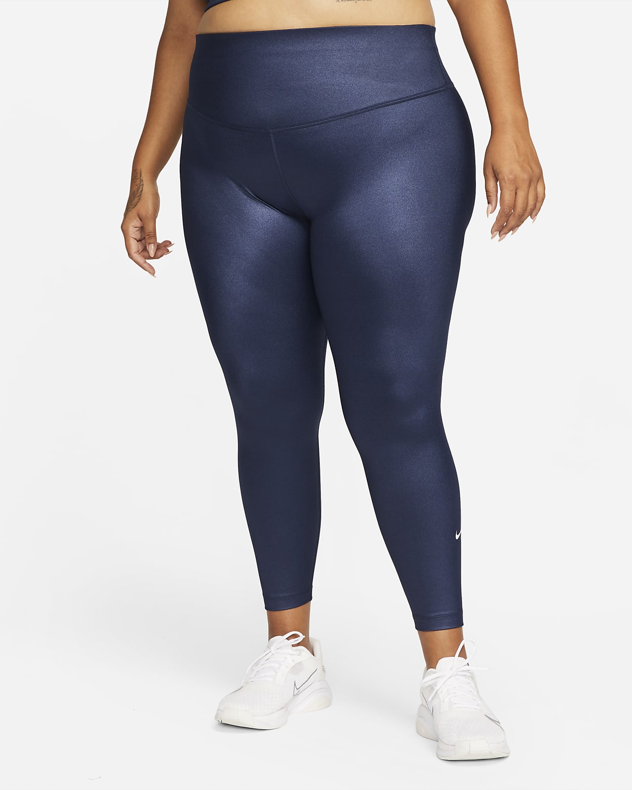 Leggings de tiro medio con estampado brillante para mujer talla grande Nike  Dri-FIT One. Nike.com