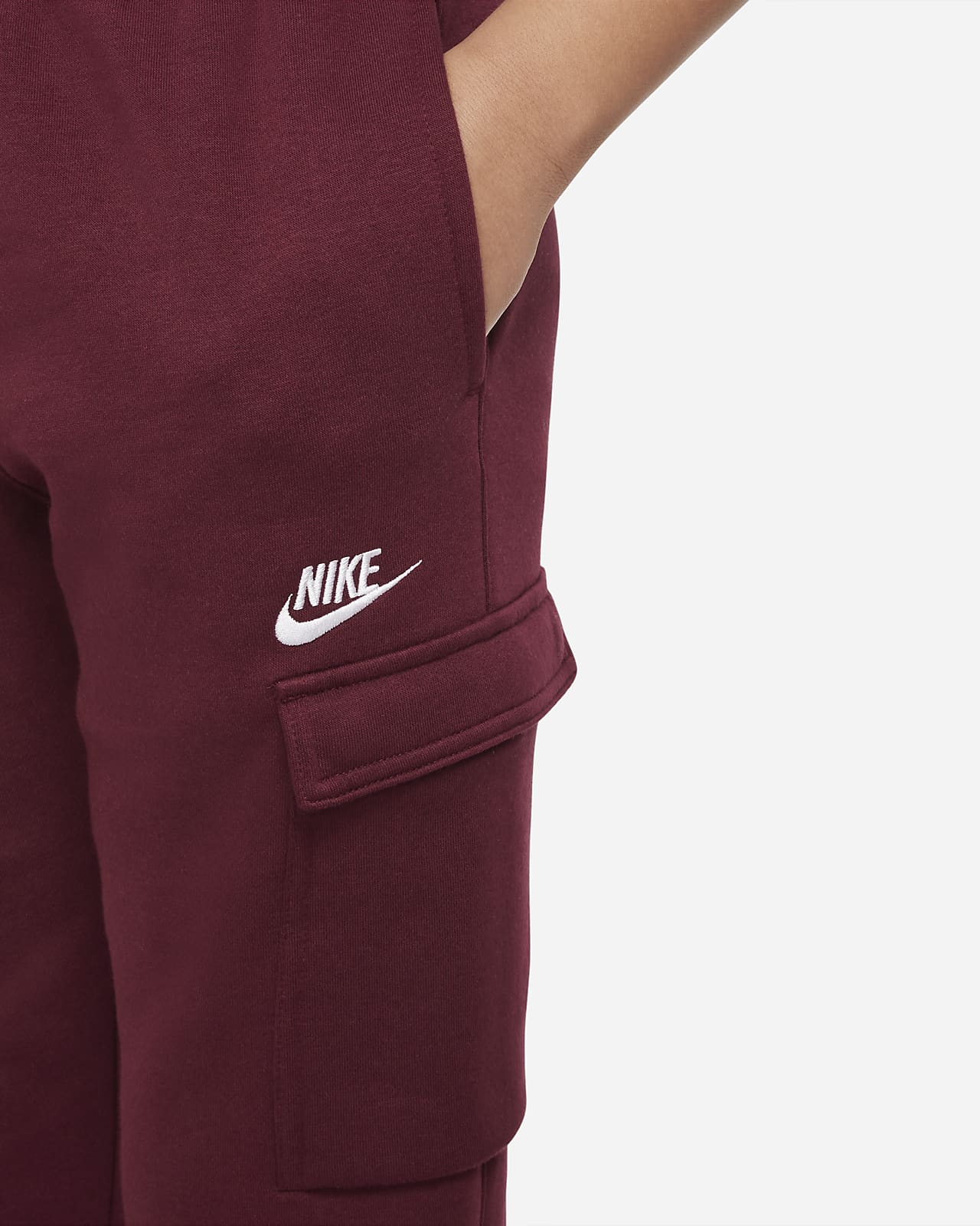 burgundy nike bottoms