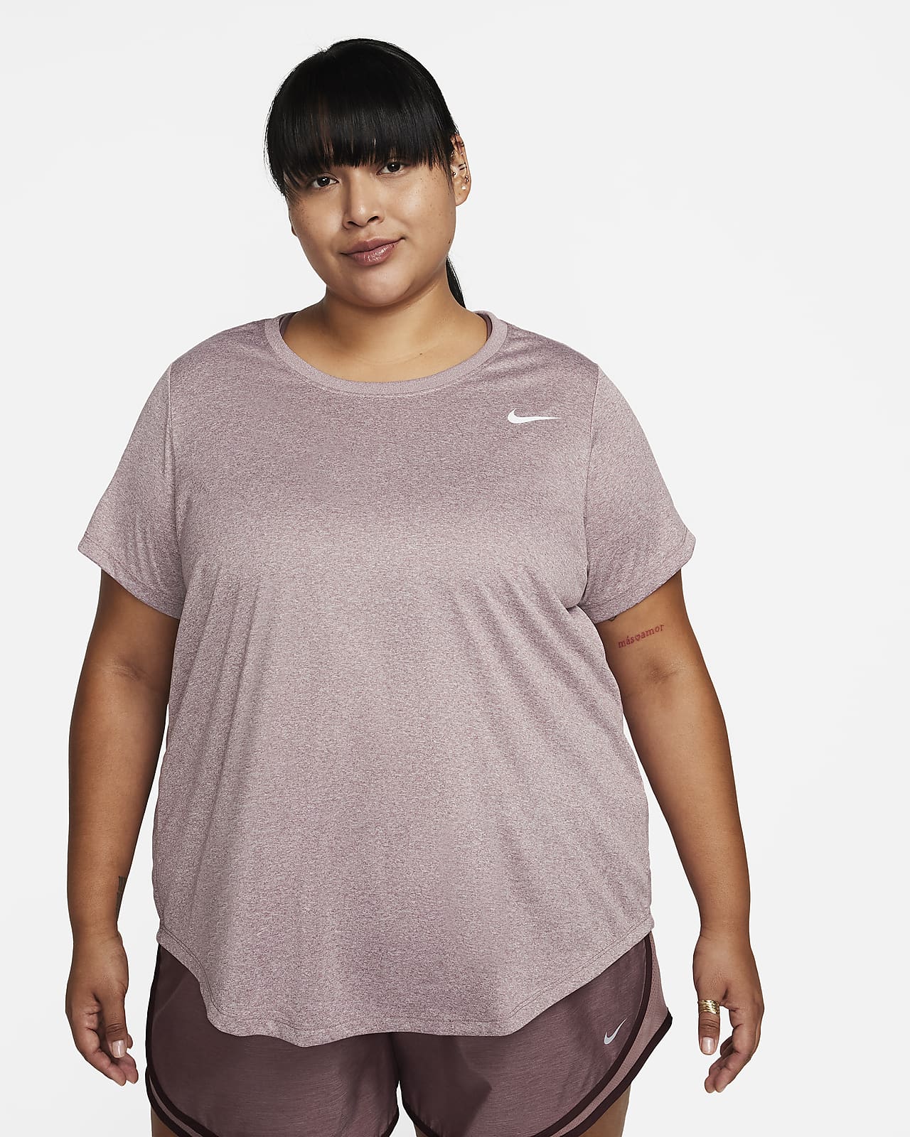 New Balance Running Long Sleeve T-shirt Women's B Dry Athletic Top Gray  Size L