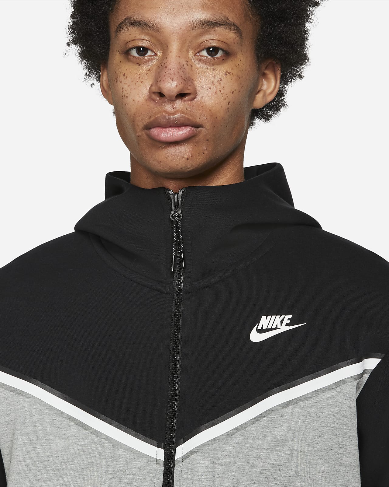 nike men's sportswear tech fleece full zip hoodie