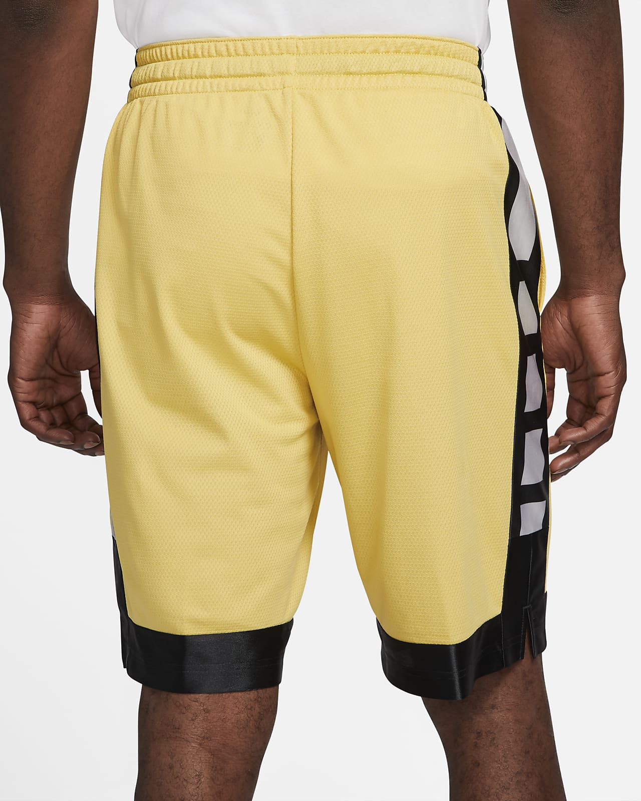 nike men's dry elite stripe basketball shorts