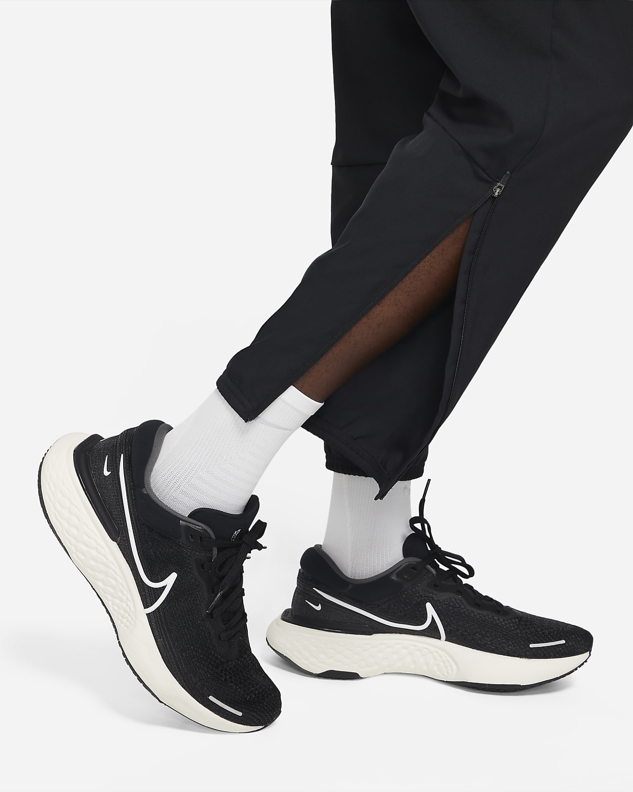 Nike Woven Bundle Feet Casual Sports Long Pants Black CJ4878-010 - KICKS  CREW
