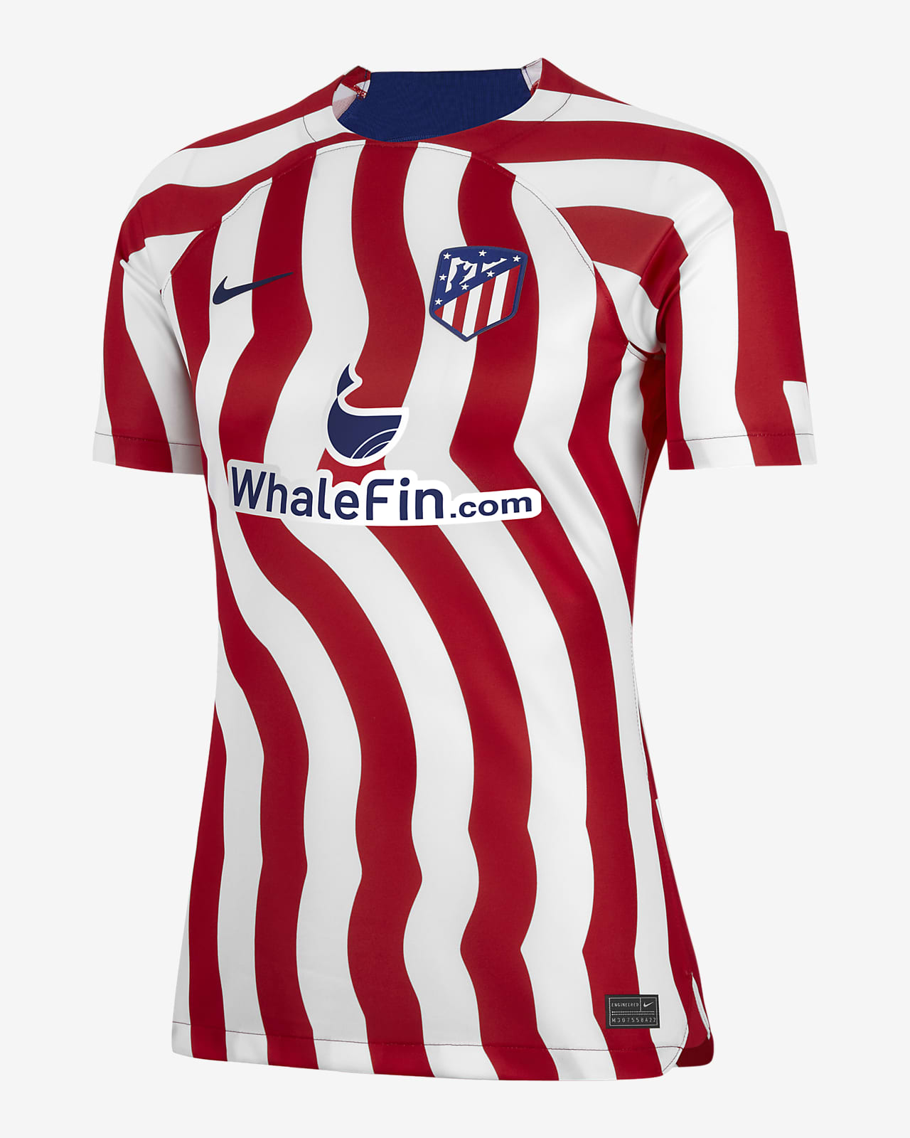 Atlético Madrid 2022/23 Stadium Home Women's Nike Dri-FIT Football Shirt. Nike BG