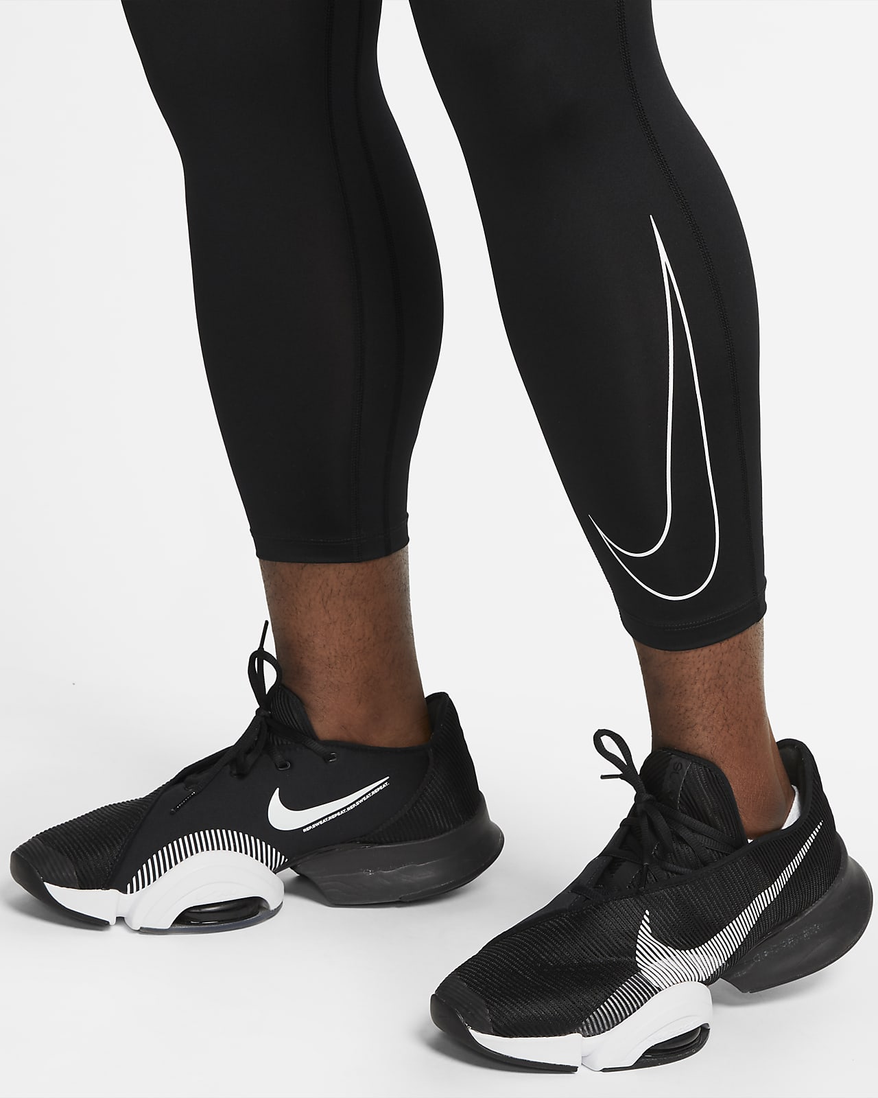Nike Pro Collant Dri-FIT - Noir/Blanc