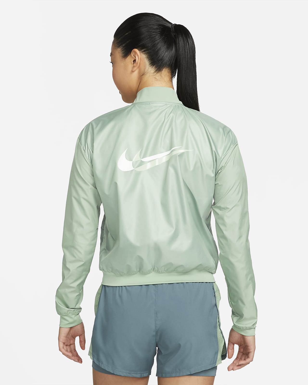 running jacket mint green