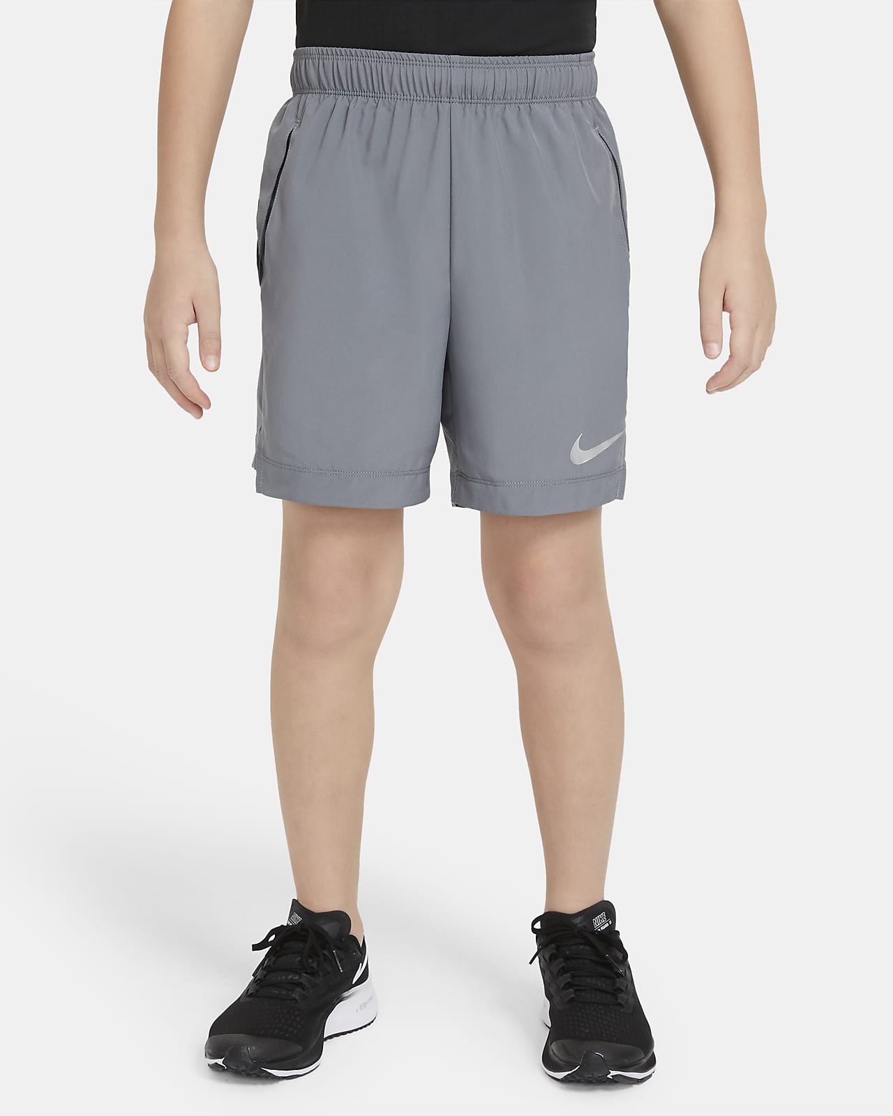 nike boys grey shorts