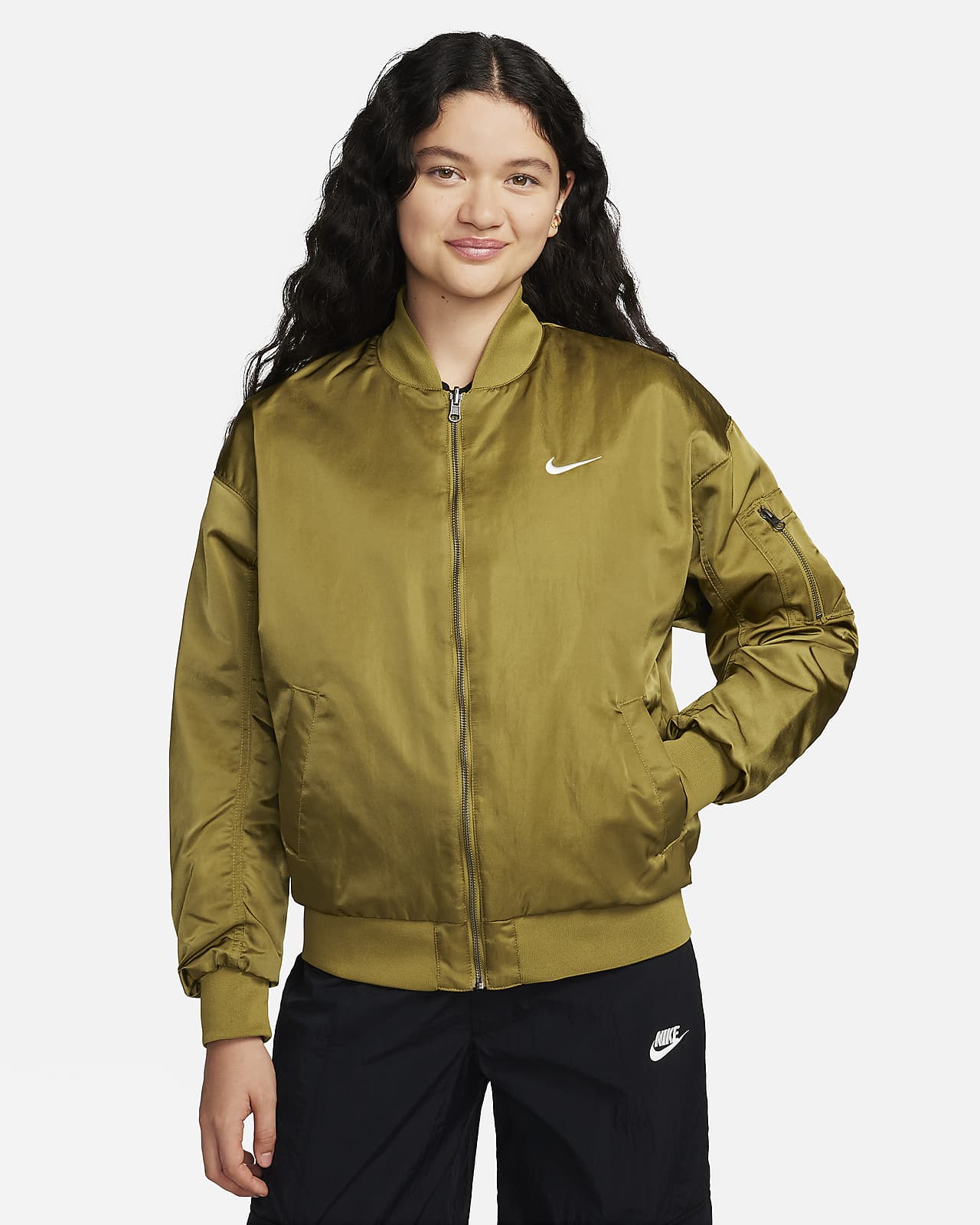 【驚き価格】nike swoosh reversible bomber 2XL MA-1 ジャケット・アウター