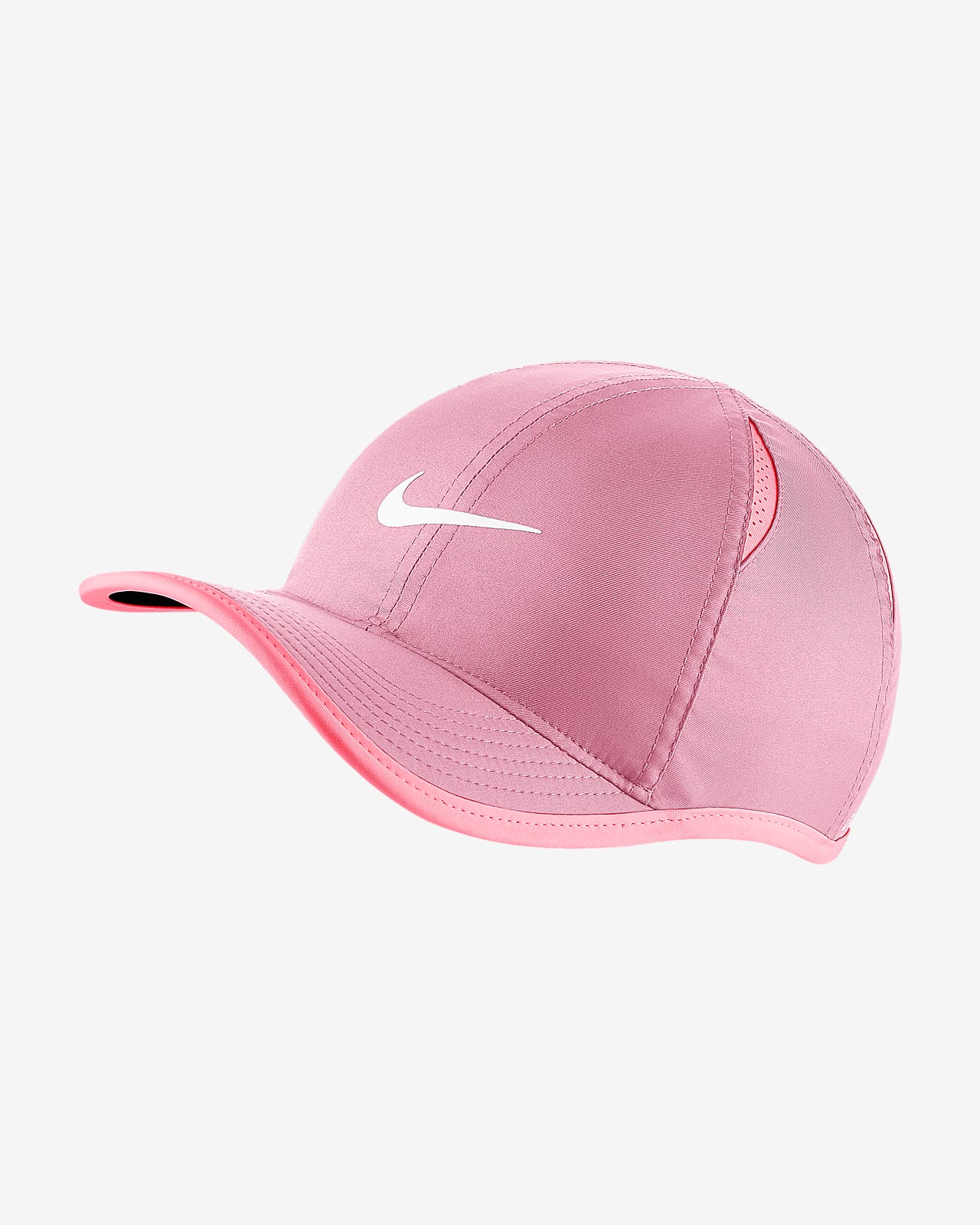 pink and white nike hat