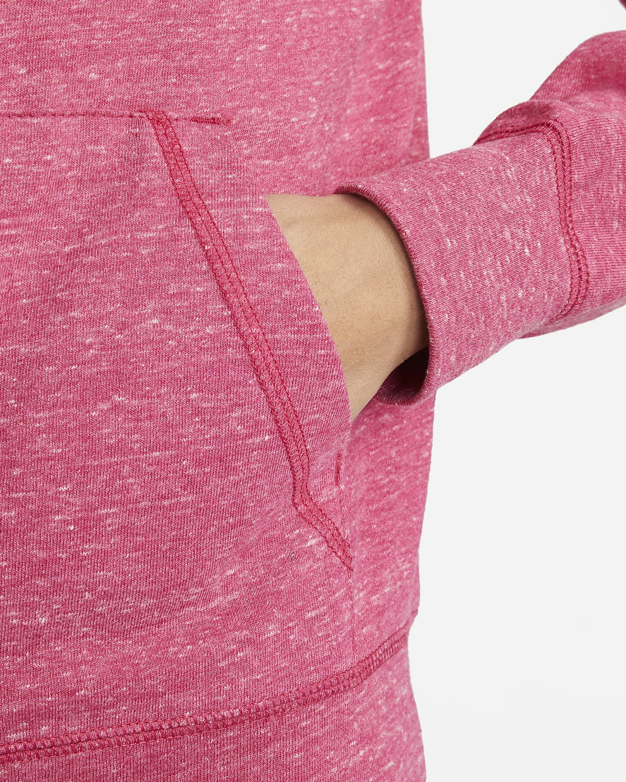 nike gym vintage hoodie pink