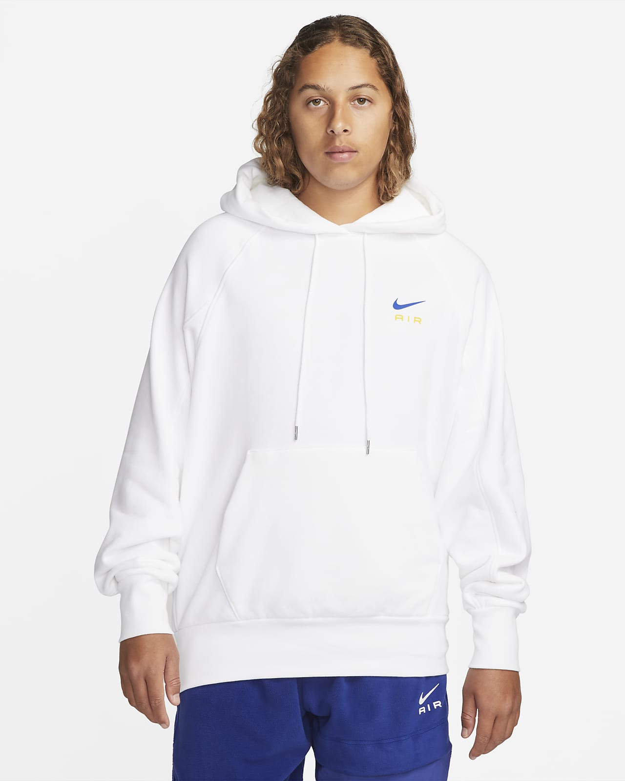 saddle eruption hand Nike Air Men's French Terry Pullover Hoodie. Nike SA