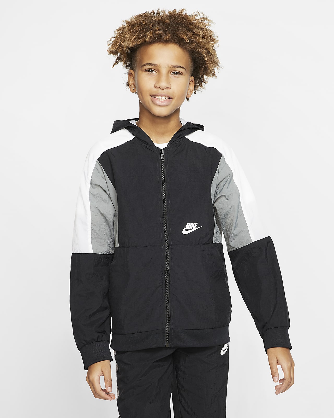 Full-Zip Woven Jacket. Nike CH