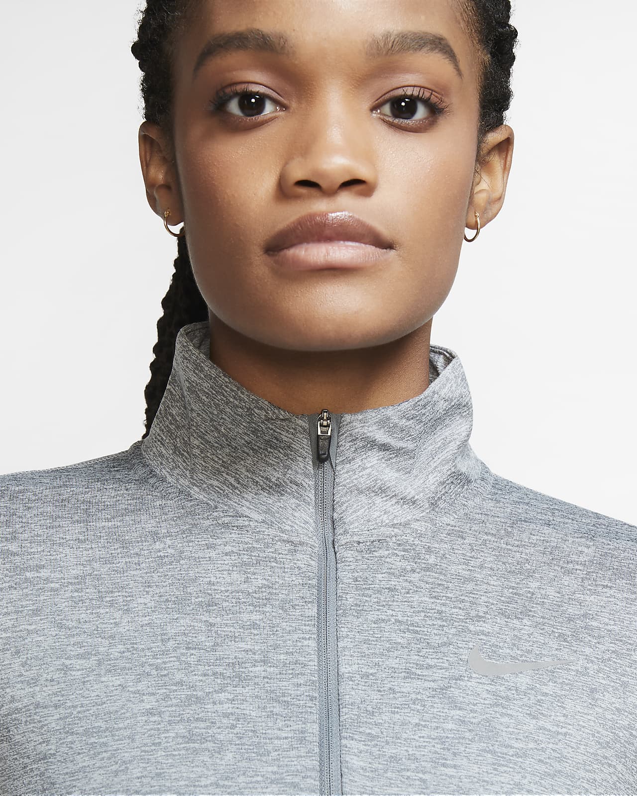 Nike Womens Element Half Zip Top - Black