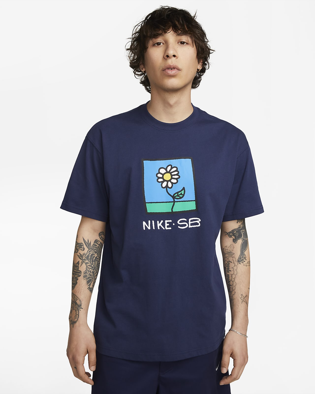 Nike Men's T-Shirt - Navy - L