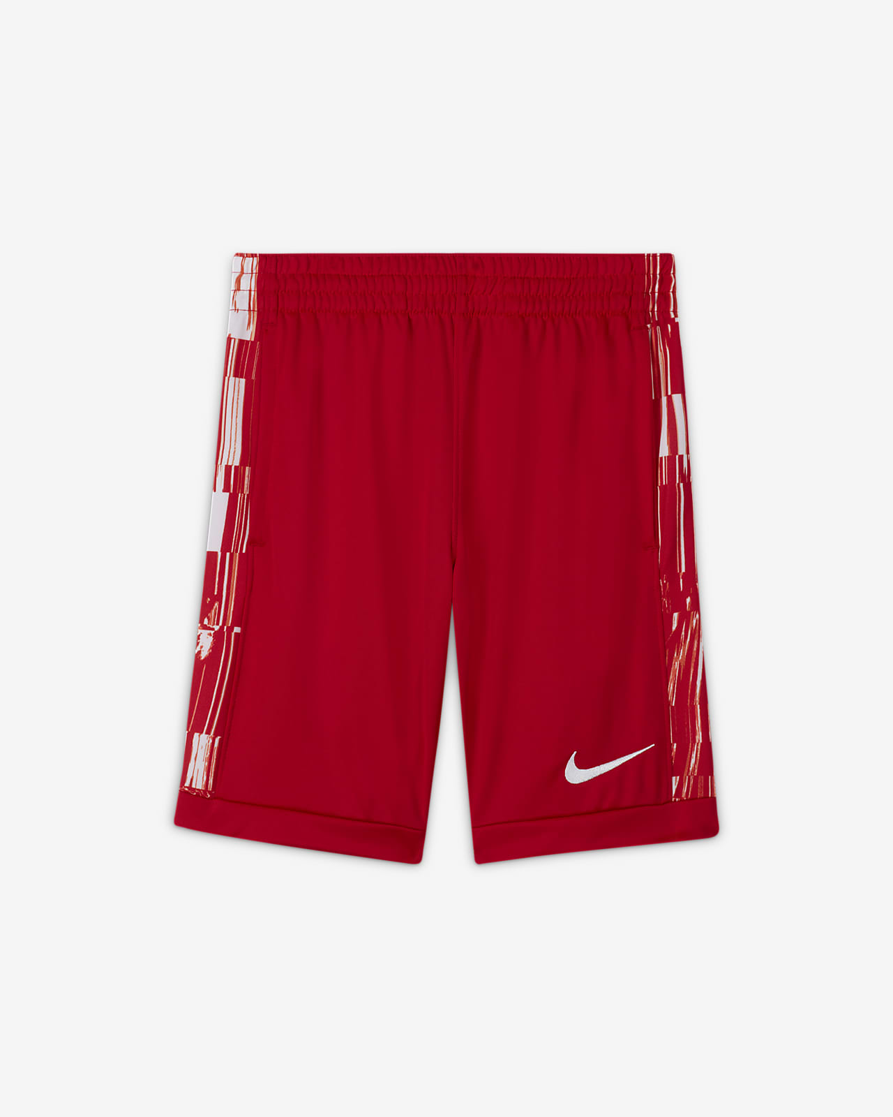 red nike shorts boys