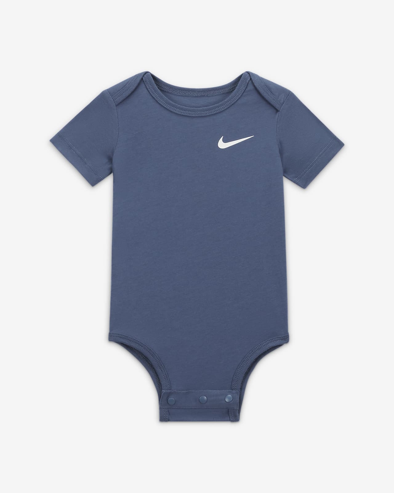 LU (3-Pack). (3–6M) Swoosh Nike Bodysuit Baby Nike