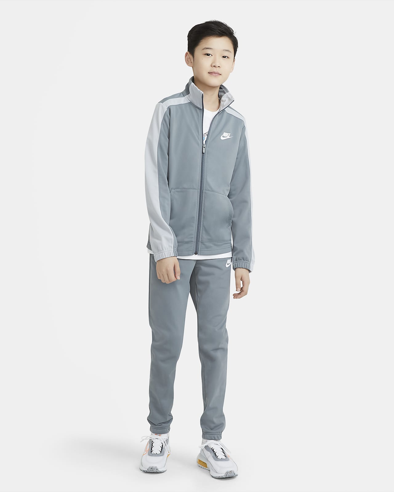 nike fleece tracksuit kids