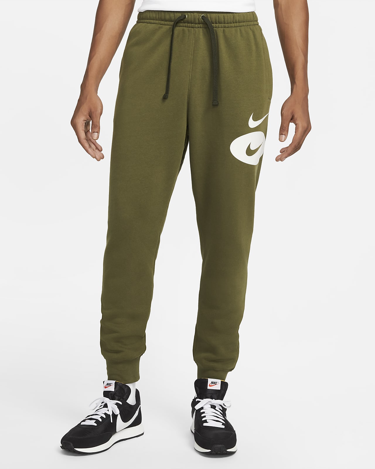 Nike Navy Sweatpants Sportswear Club Fleece Cuffed Pants BV2737-410 SZ XL  NEW