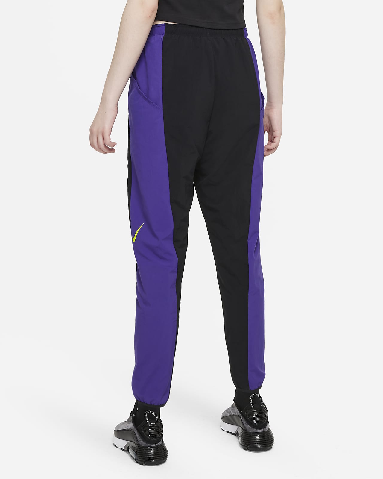 nike womens black tracksuit bottoms