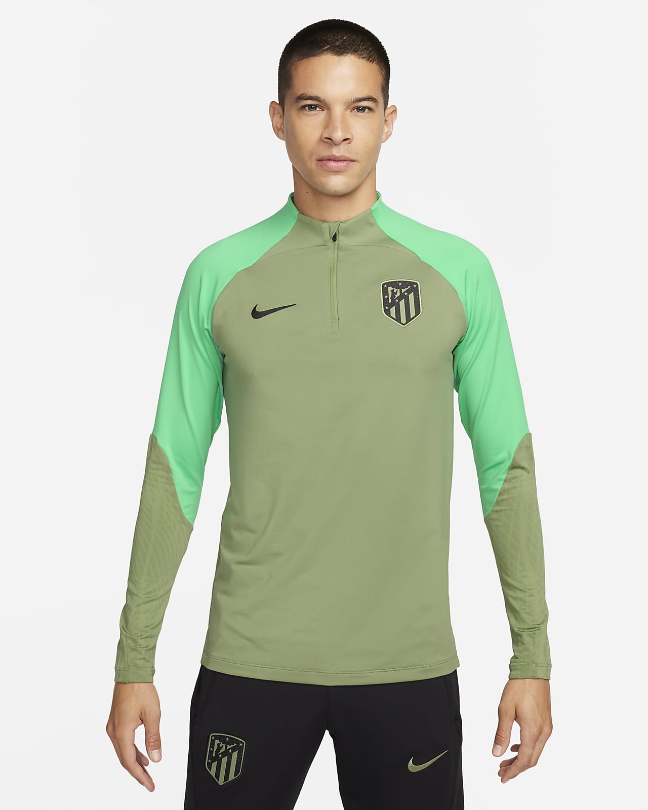 Atlético Madrid Strike Camiseta de entrenamiento de fútbol de tejido Knit Nike Dri-FIT - Hombre