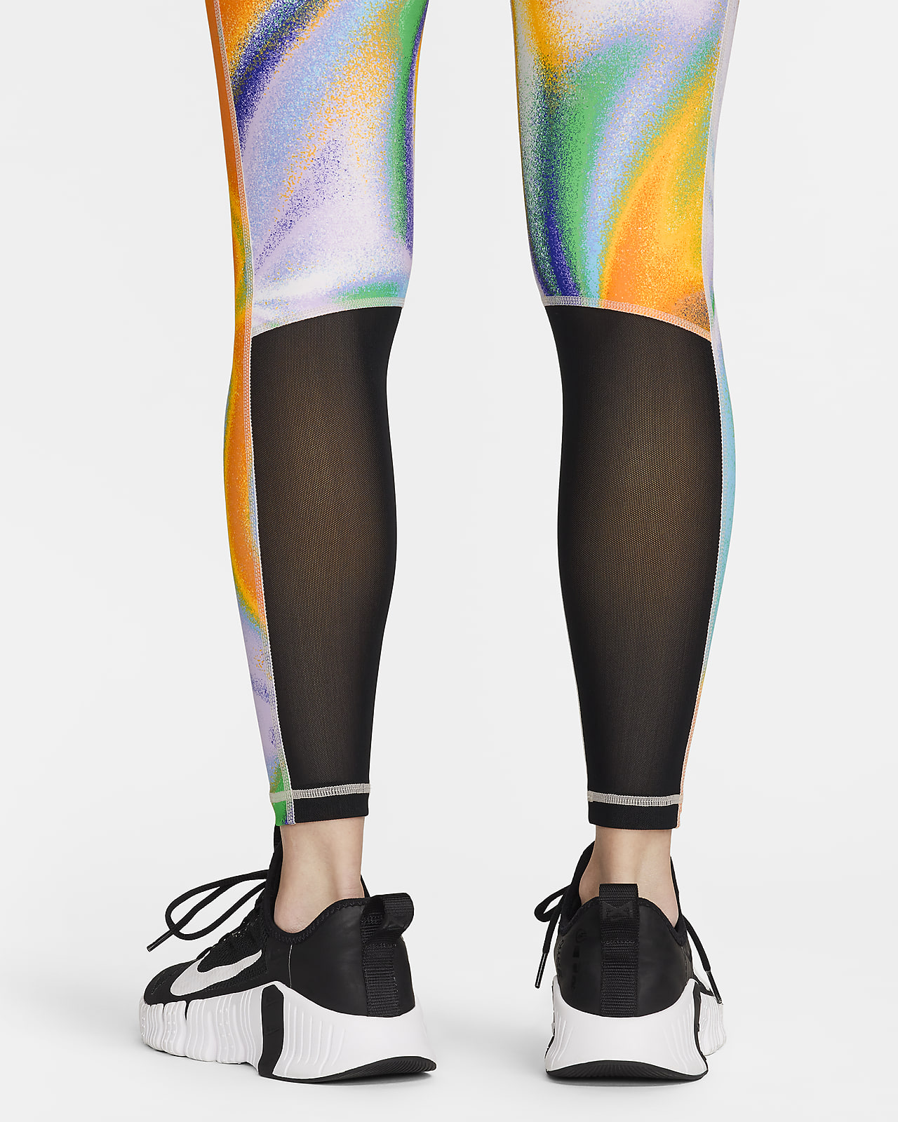 Nike Pro 365 Women's Mid-Rise Mesh-Panelled Leggings