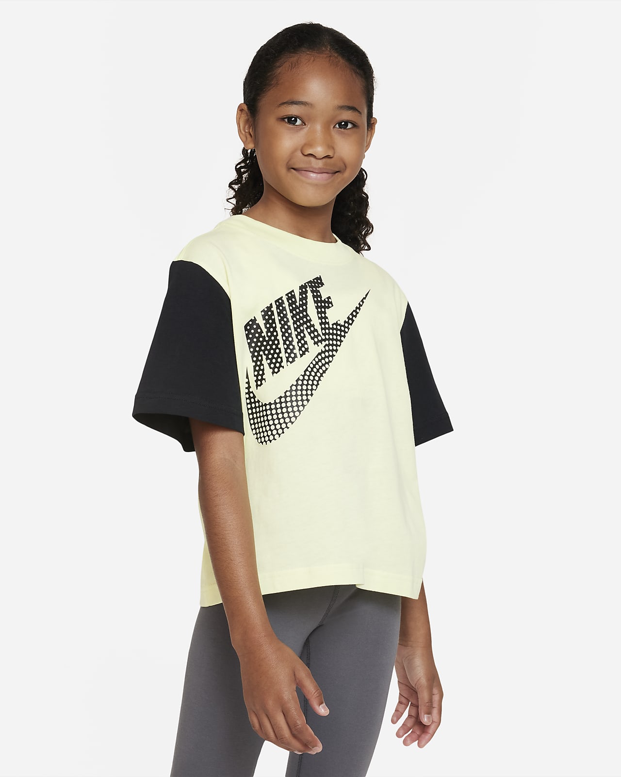 Nike Sportswear Big Kids' Dance T-Shirt.