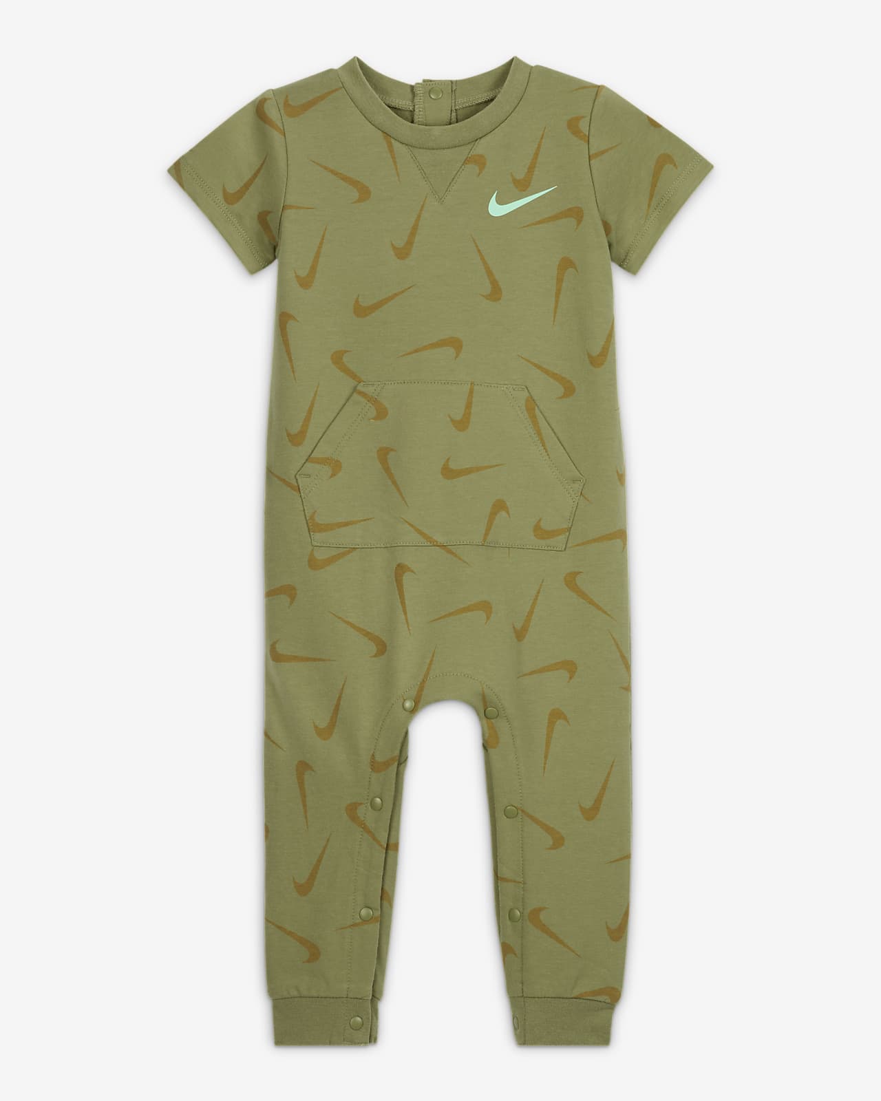 Nike Baby (12-24M) Printed Short Sleeve Coverall