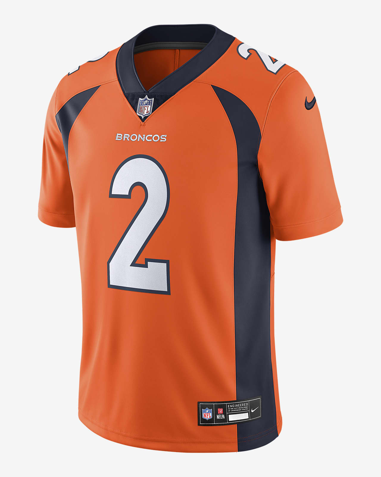 Justin Simmons Denver Broncos Nike Men's Dri-Fit NFL Limited Football Jersey in Orange, Size: Medium | 32NM05VC8WF-6Y0