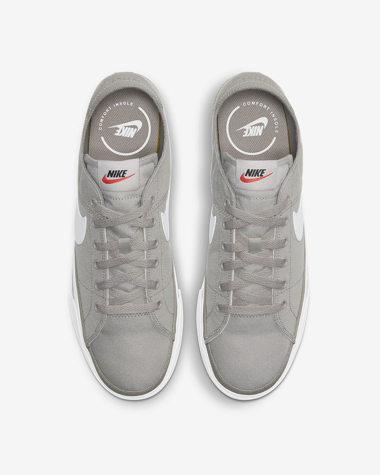 nike grey canvas shoes