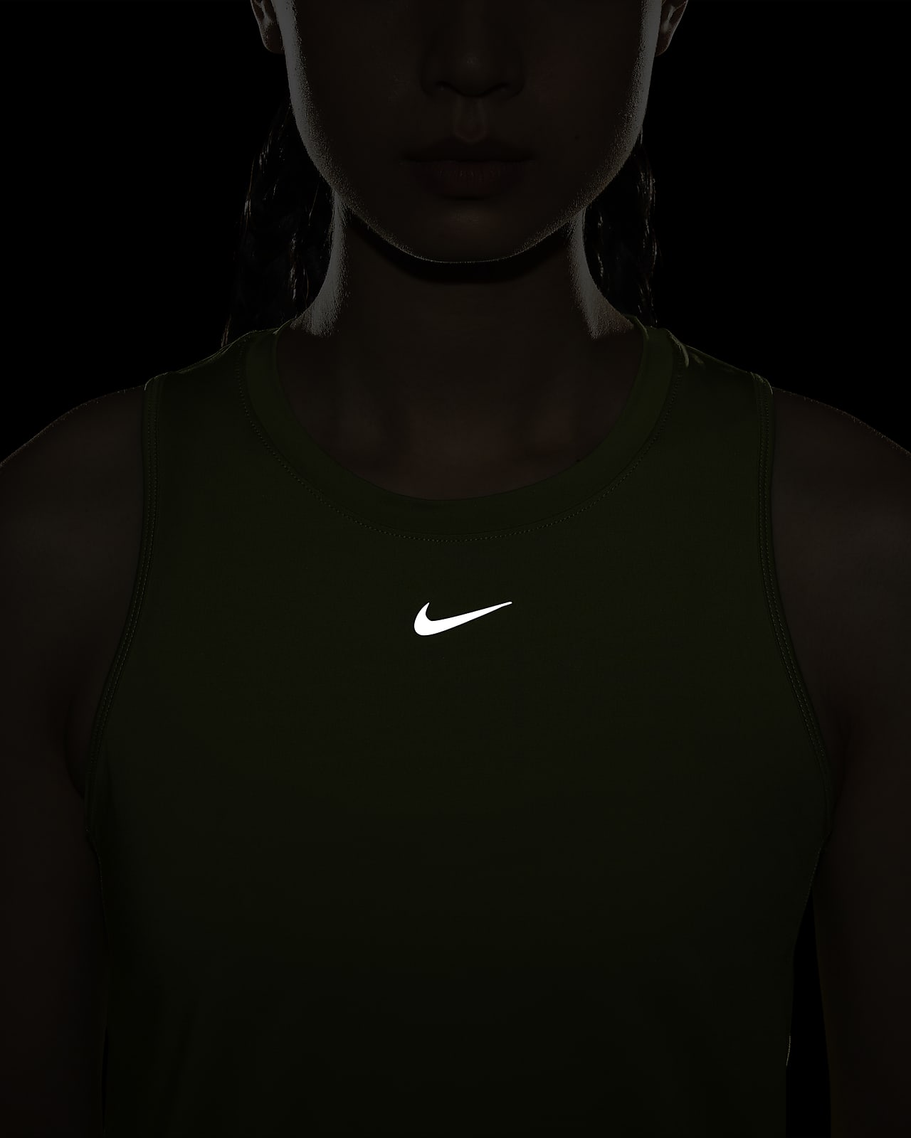 Women's Nike One Dri-FIT Elastika standard fit tank - KS Teamwear