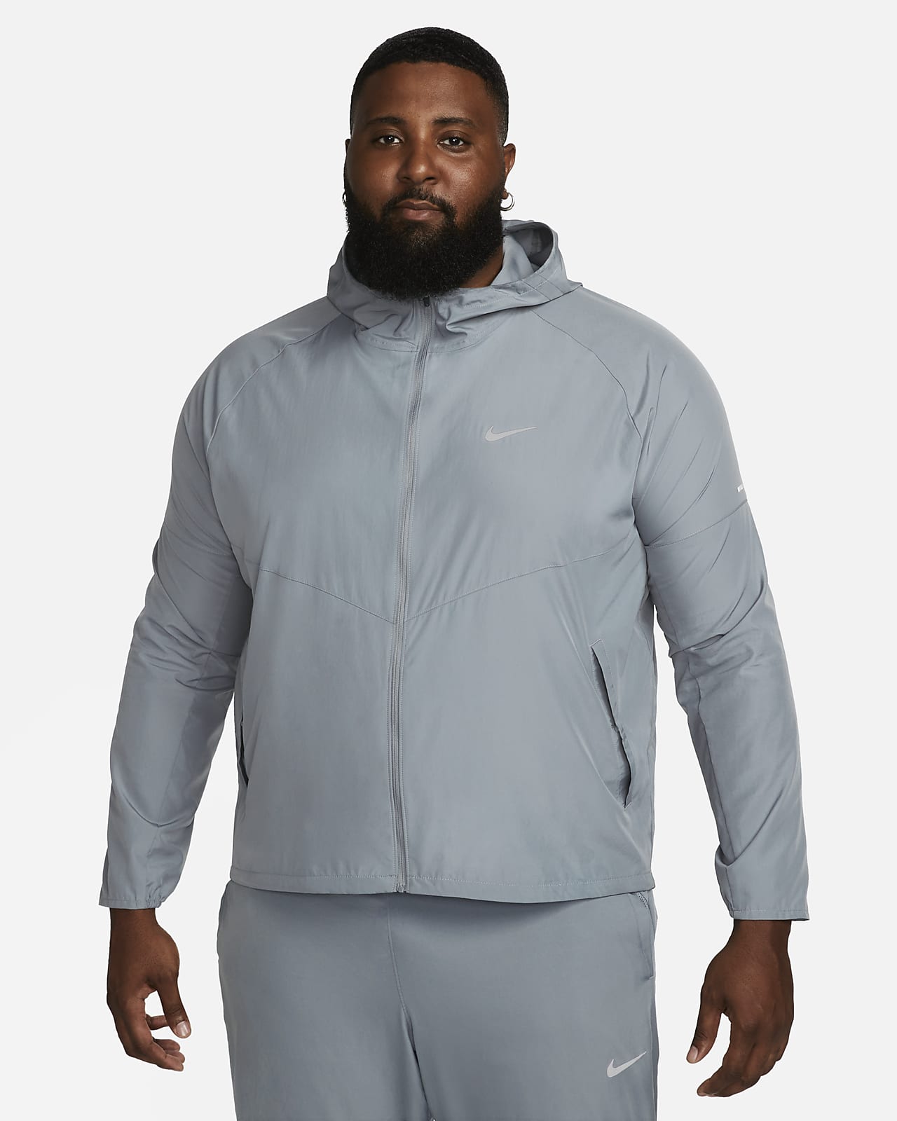 Veste à capuche Nike Rpl Miler homme - Gris - DD4746-084