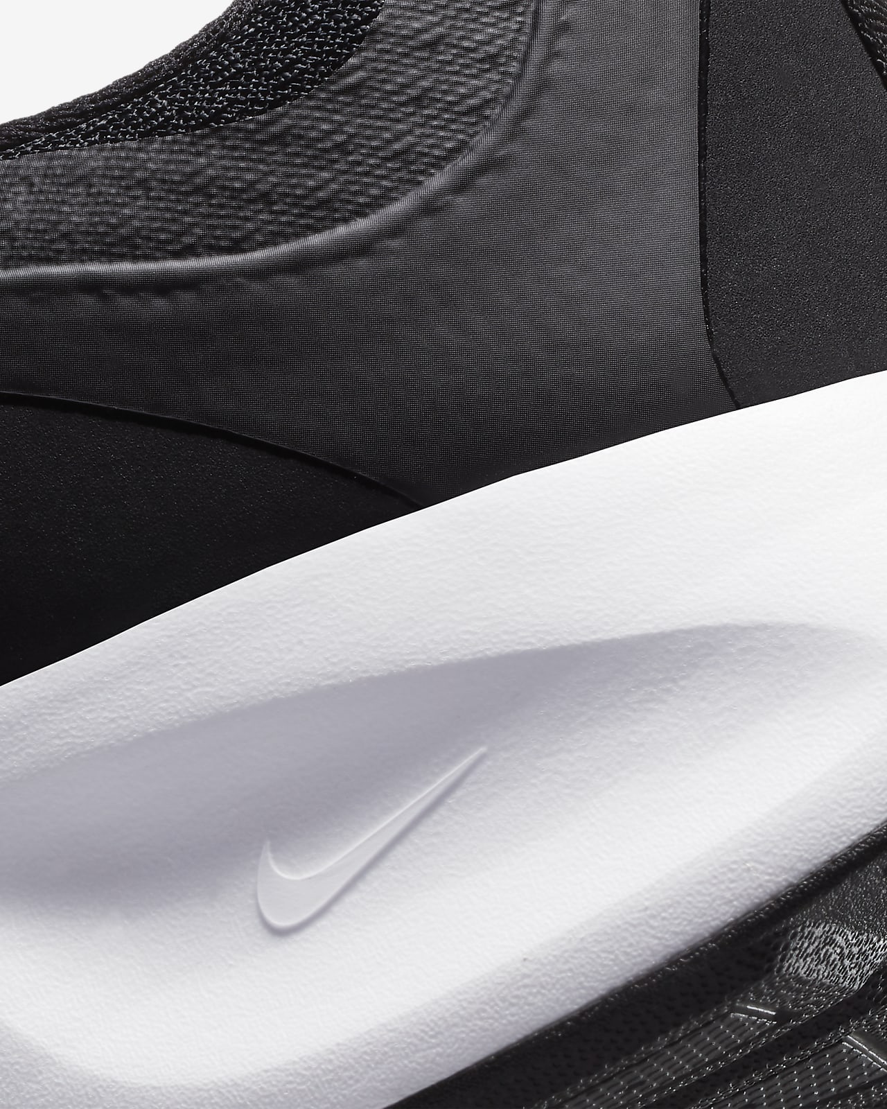 white and gray nike