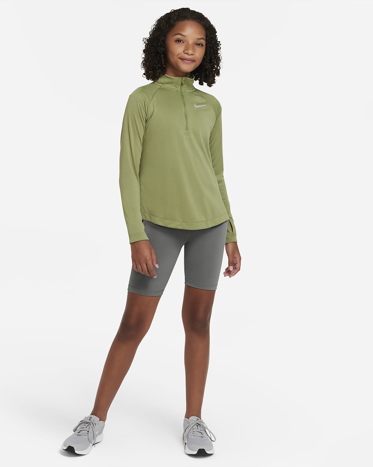 Conciso corona Alfombra de pies Nike Dri-FIT Camiseta de running de manga larga - Niña. Nike ES