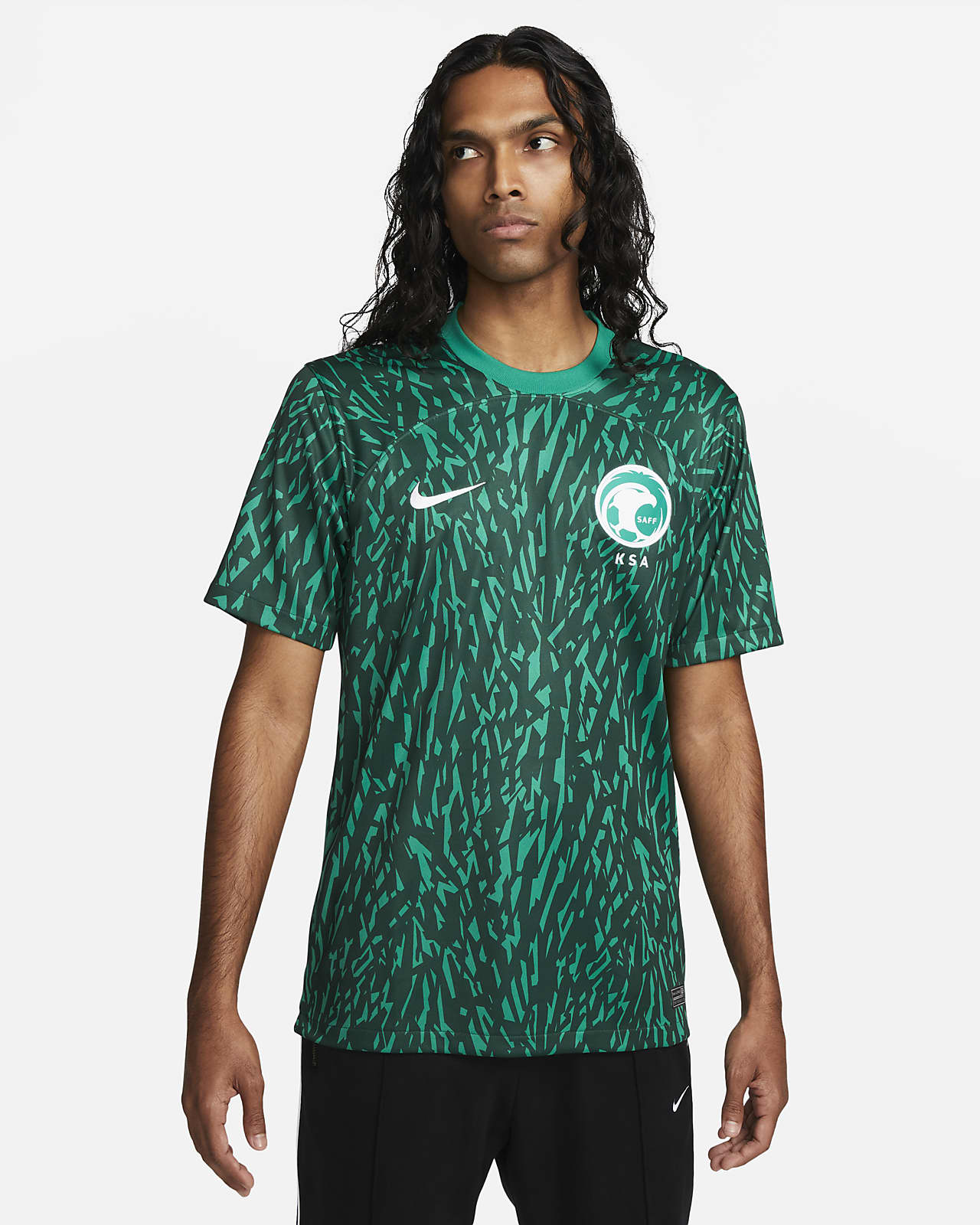 Fotbollströja Saudiarabien 2022/23 Stadium (bortaställ) Nike Dri-FIT för män