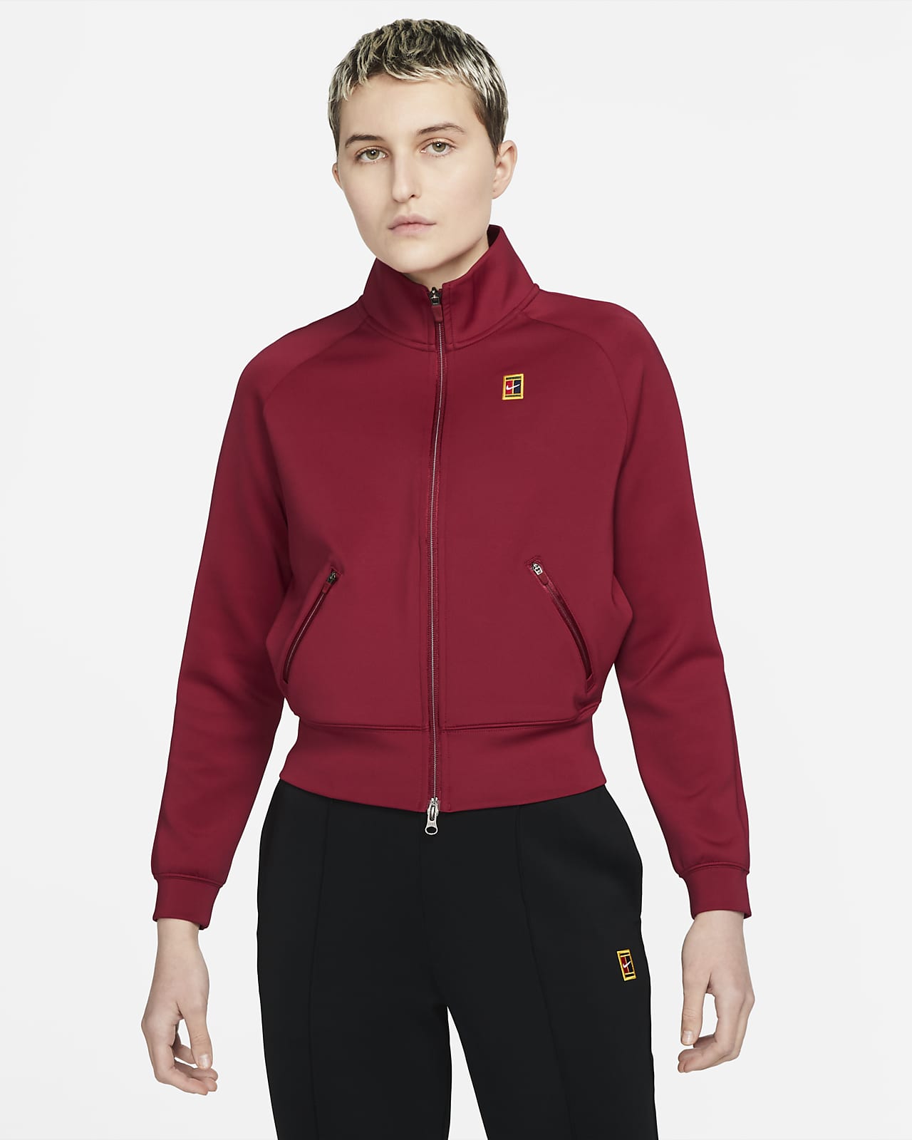 Chamarra de tenis con cierre completo para mujer NikeCourt. Nike.com