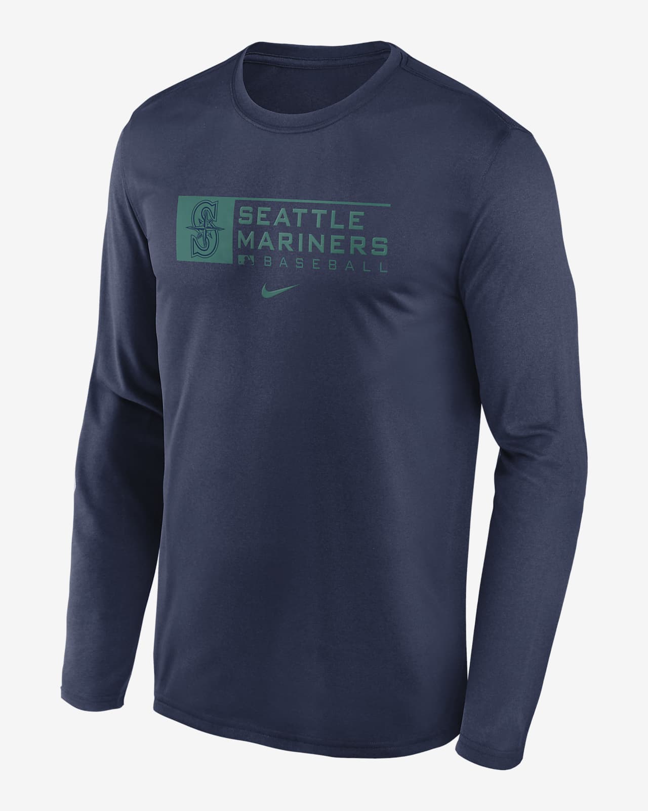 Nike Dri-FIT Team (MLB Seattle Mariners) Men's Long-Sleeve T-Shirt ...