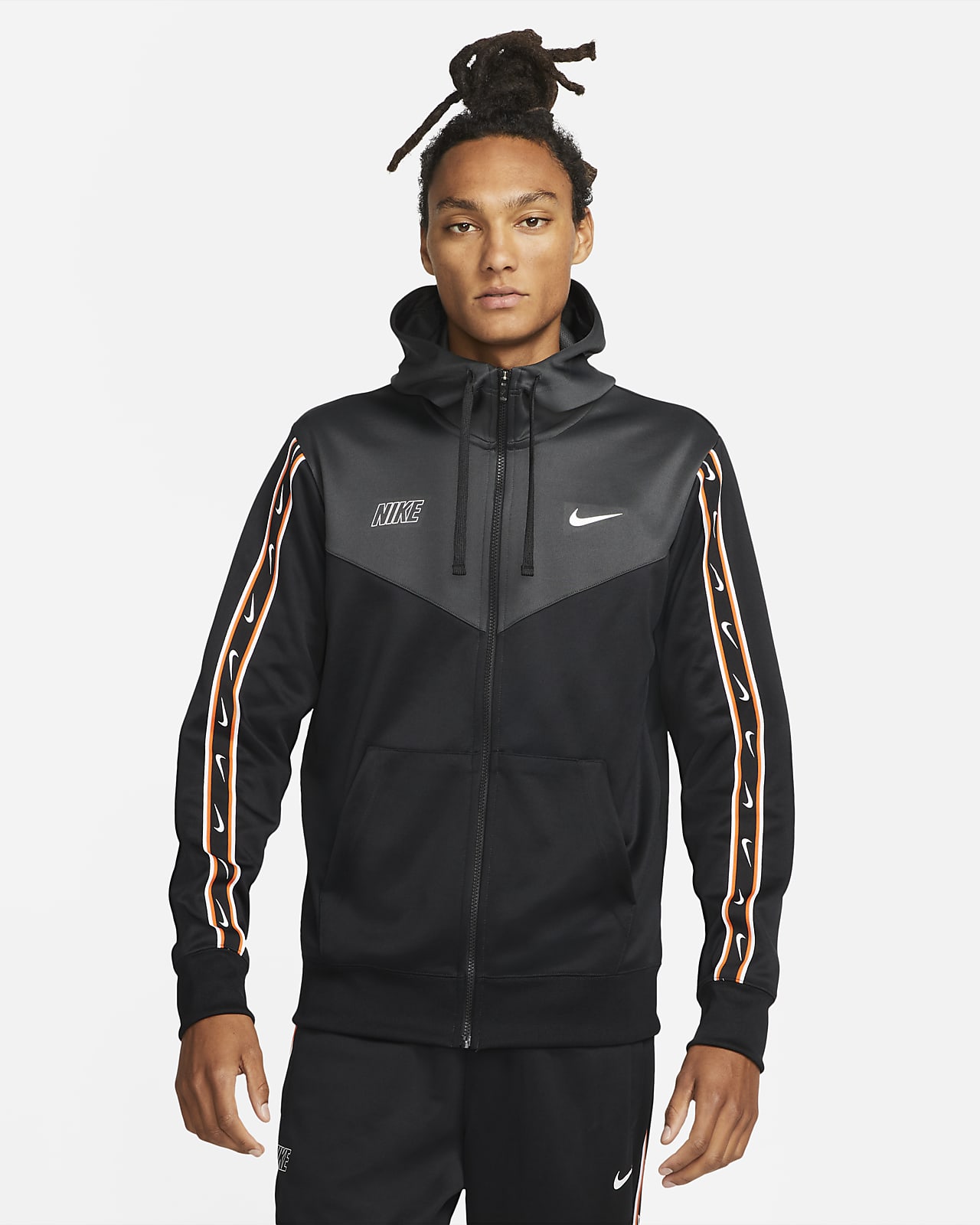 Nike Sportswear Repeat Men's Full-Zip Hoodie. Nike SI