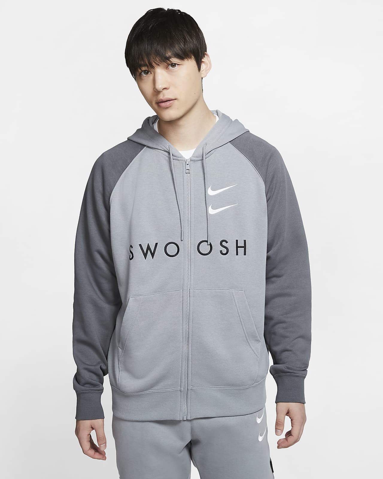 Nike Sportswear Swoosh Men's Full Zip French Terry Hoodie Sweatshirts Nike Nsw Swoosh Full Zip Hoodie • Shop at