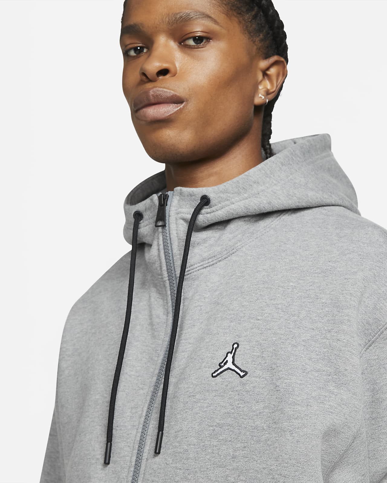 Jordan Brooklyn Fleece Men's Full-Zip Hoodie. Nike SA