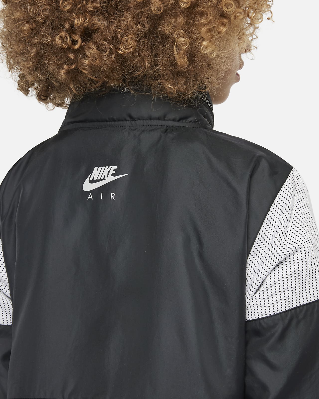nike air woven hooded jacket