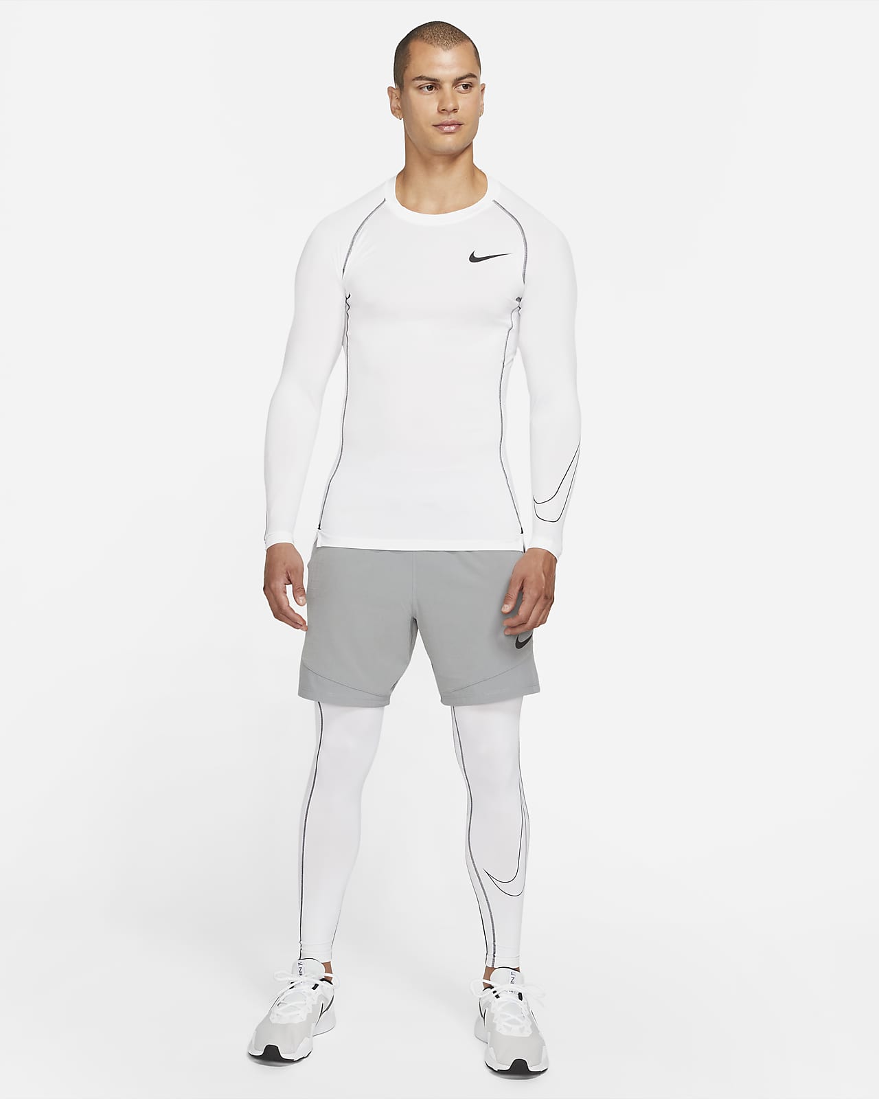 Nike Pro Dri-FIT Men's Tight-Fit Long-Sleeve Top. Nike GB
