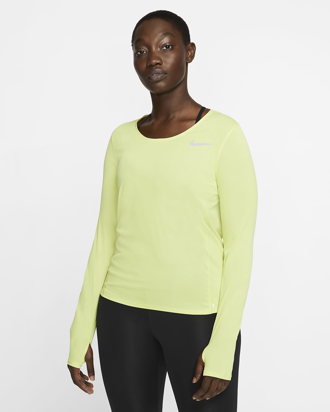 long sleeve nike running top womens