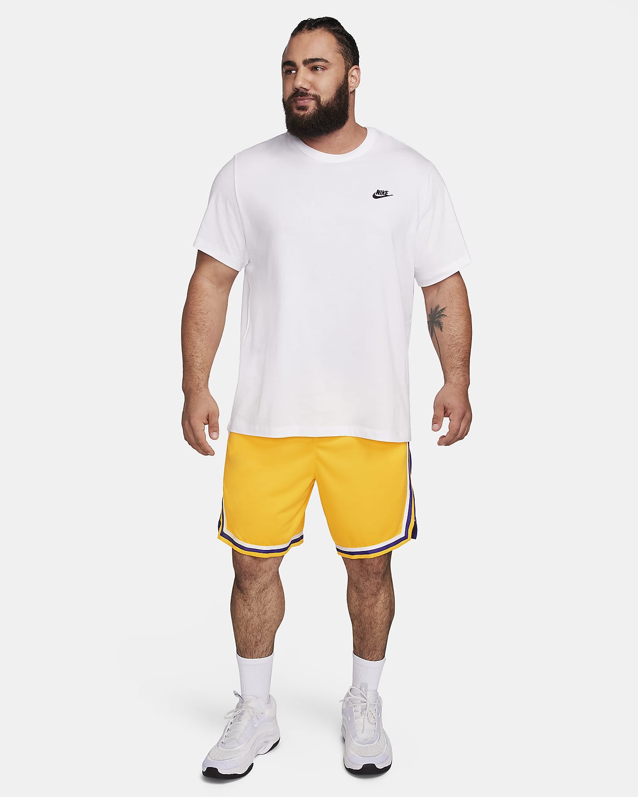 Nike L.A. Lakers Icon Edition Men's NBA Yellow Swingman Basketball Shorts